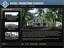 Tablet Screenshot of koziolengineering.com